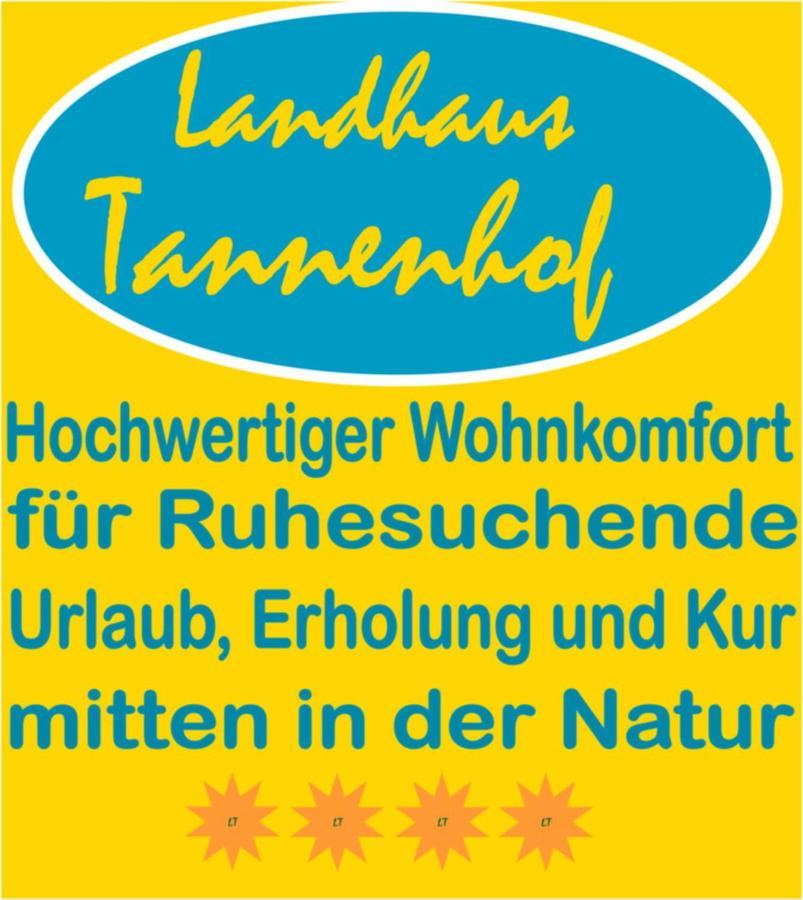 Ferienwohnungen Landhaus Tannenhof Bischofsgrün Εξωτερικό φωτογραφία